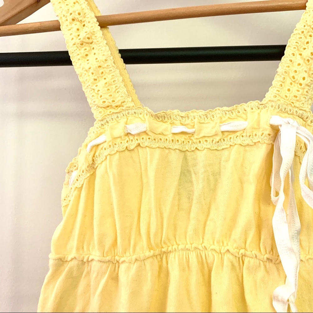 Abercrombie & Fitch Babydoll Eyelet Tank T… - Picture 3 of 8